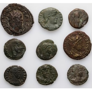 Antiquity, set of coins, (9 pieces)