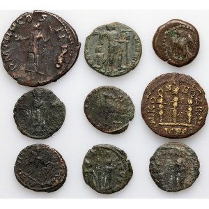 Antiquity, set of coins, (9 pieces)