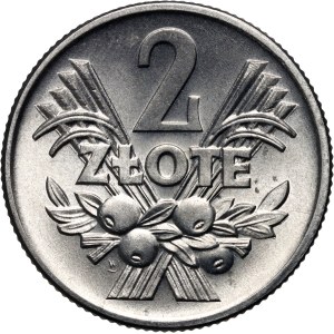 PRL, 2 zloty 1958, Berries