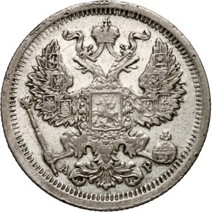 Rosja, Mikołaj II, 20 kopiejek 1902 СПБ AP, Petersburg