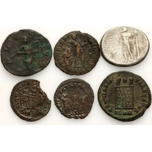 Roman Empire and Republic, coin set, (6 pieces)