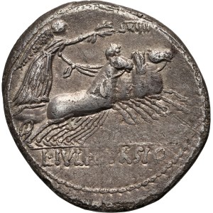 Roman Republic, L. Julius Bursio 85 BC, Denar, Rome