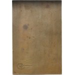 Second Republic, plaque from 1926, Stefan Żeromski, by J. Aumiller