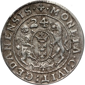 Sigismund III Vasa, ort 1623/4, Gdańsk