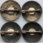 Germany, set of 4 NSDAP badges