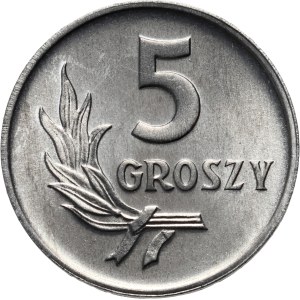 PRL, 5 pennies 1958