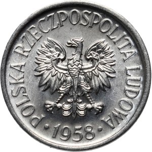 PRL, 5 pennies 1958