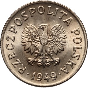Polská lidová republika, 50 grošů 1949, měď-nikl