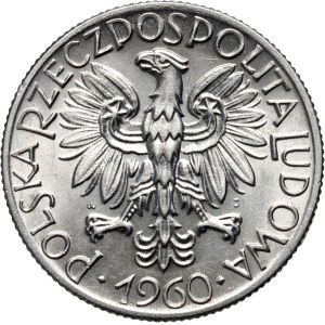 People's Republic of Poland, 5 gold 1960, Fisherman