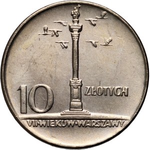 PRL, 10 zloty 1966, Colonna piccola