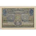 General Government, 5 Polish marks 9.12.1916, General, series B