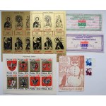 Solidarity, stamp set, bricks, card, tissue paper, (10 pieces)