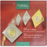 Third Republic, set of Clips of Polish coins of general circulation, (9 pieces)