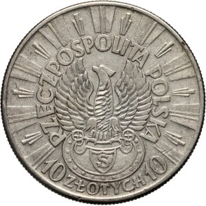 II RP, 10 zloty 1934, Varsovie, Józef Piłsudski, Aigle de Strzelecki