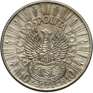 II RP, 10 złotych 1934, Warszawa, Józef Piłsudski, Orzeł Strzelecki