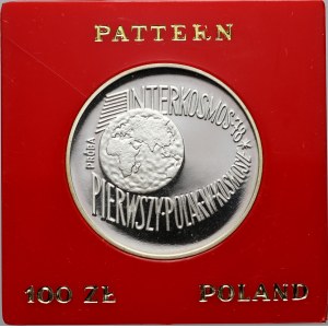 People's Republic of Poland, 100 gold 1978, Intercosmos, PRÓBA, silver