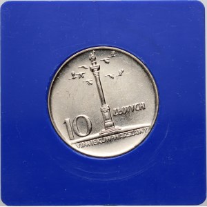 PRL, 10 zlotých 1966, Malý sloupek
