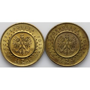 III RP, set of 2 zloty coins 1997, Castle in Pieskowa Skala, (2 pieces)
