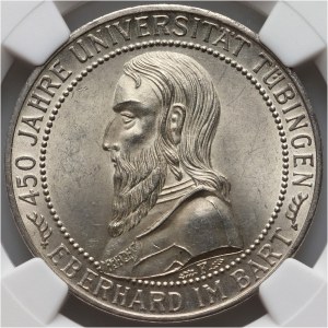 Germany, Weimar Republic, 5 Mark 1927 F, Stuttgart, Tubingen University