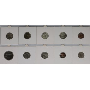 Polska Królewska, zestaw monet z lat 1501-1626, (10 sztuk)