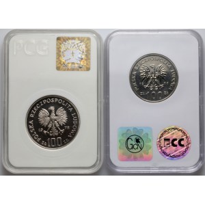 People's Republic of Poland, coin set from 1978-1986, (2 pieces)