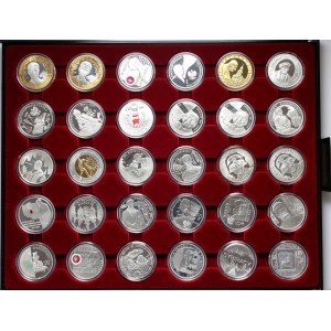 The Third Republic, set of collector coins 10 gold, (30 pieces)