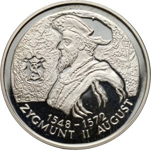 III RP, 10 złotych 1996, Zygmunt II August, popiersie