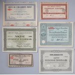 Europa, duży zestaw akcji, obligacji + katalog aukcyjny, mix, (50 sztuk)