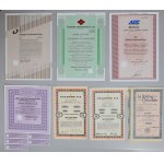 World, large set of stocks, bonds + auction catalog, mix, (50 pieces)