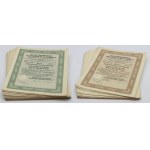 Germany, Elektrowerke Aktiengellschaft bond set, for 500 and 1000 Reichsmark 1937, (106 pieces)