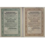Germany, Elektrowerke Aktiengellschaft bond set, for 500 and 1000 Reichsmark 1937, (106 pieces)