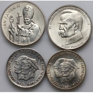 PRL, sada mincí 1975-1988, (4 kusy)