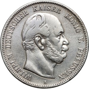 Germany, Prussia, Wilhelm I, 5 Mark 1876 A, Berlin