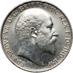 Great Britain, Edward VII, florin 1908