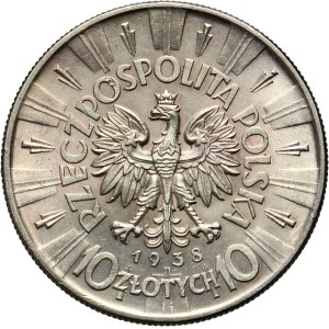 II RP, 10 zloty 1938, Warsaw, Józef Piłsudski