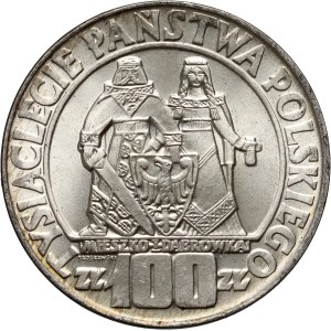 People's Republic of Poland, 100 zloty 1966, Mieszko and Dabrowka