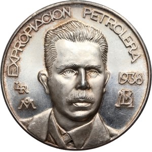 Mexico, Medal from 1978, 40th anniversary of the nationalization of the oil industry