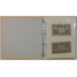 Russia, cross-sectional set of banknotes, from the Empire to the USSR, in a clasper