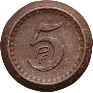 Bunzlau (Boleslawiec), 5 pfennig 1921
