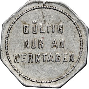 Thorner (Torun), ohne Wert und Datum, Straßenbahnmünze