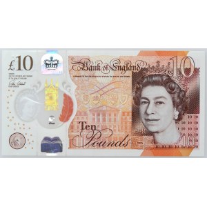 Great Britain, Elizabeth II, 10 pounds 2016