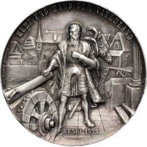 Switzerland, Shooting medal from 1890, Solothurn