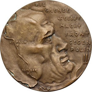 Silesia, Propaganda medal from 1921, Plebiscite in Upper Silesia, Goetz