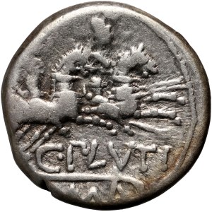 Roman Republic, C. Plutius 121 BC, Denarius, Rome