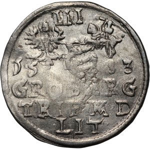 Stefan Batory, trojak 1583, Vilnius