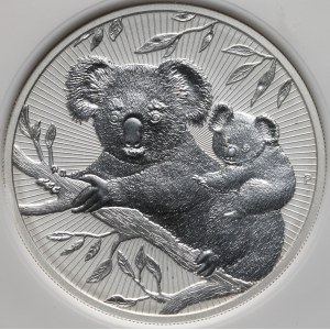 Australia, Elizabeth II, 2 Dollars 2018, Koala, 2 oz Silver