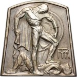 Hungary, Plaque from 1923 with an engraved inscription