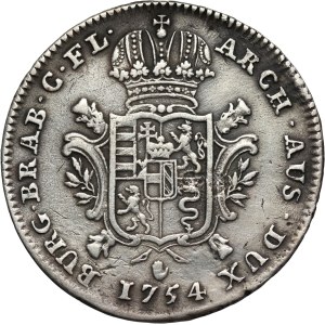 Austrian Netherlands, Maria Theresa, Ducaton 1754, Antwerp