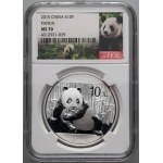 China, 10 yuan 2015, Panda, 1 oz silver