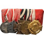 Austria-Hungary, First World War, Band of 5 decorations
